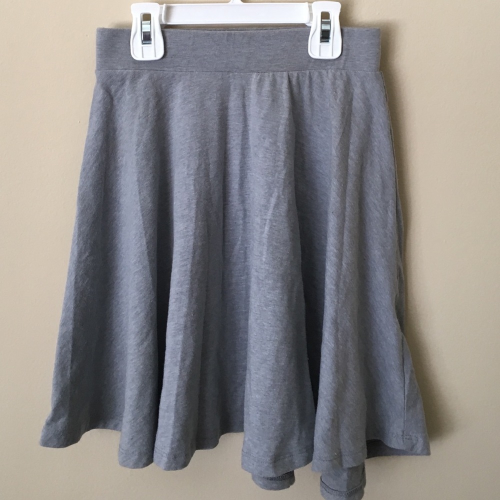 Grey Skater Skirt